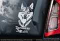 Tamaskan Dog  Hondensticker voor op de auto Per Stuk