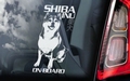 Shiba Inu 1 Hondensticker voor op de auto Per Stuk